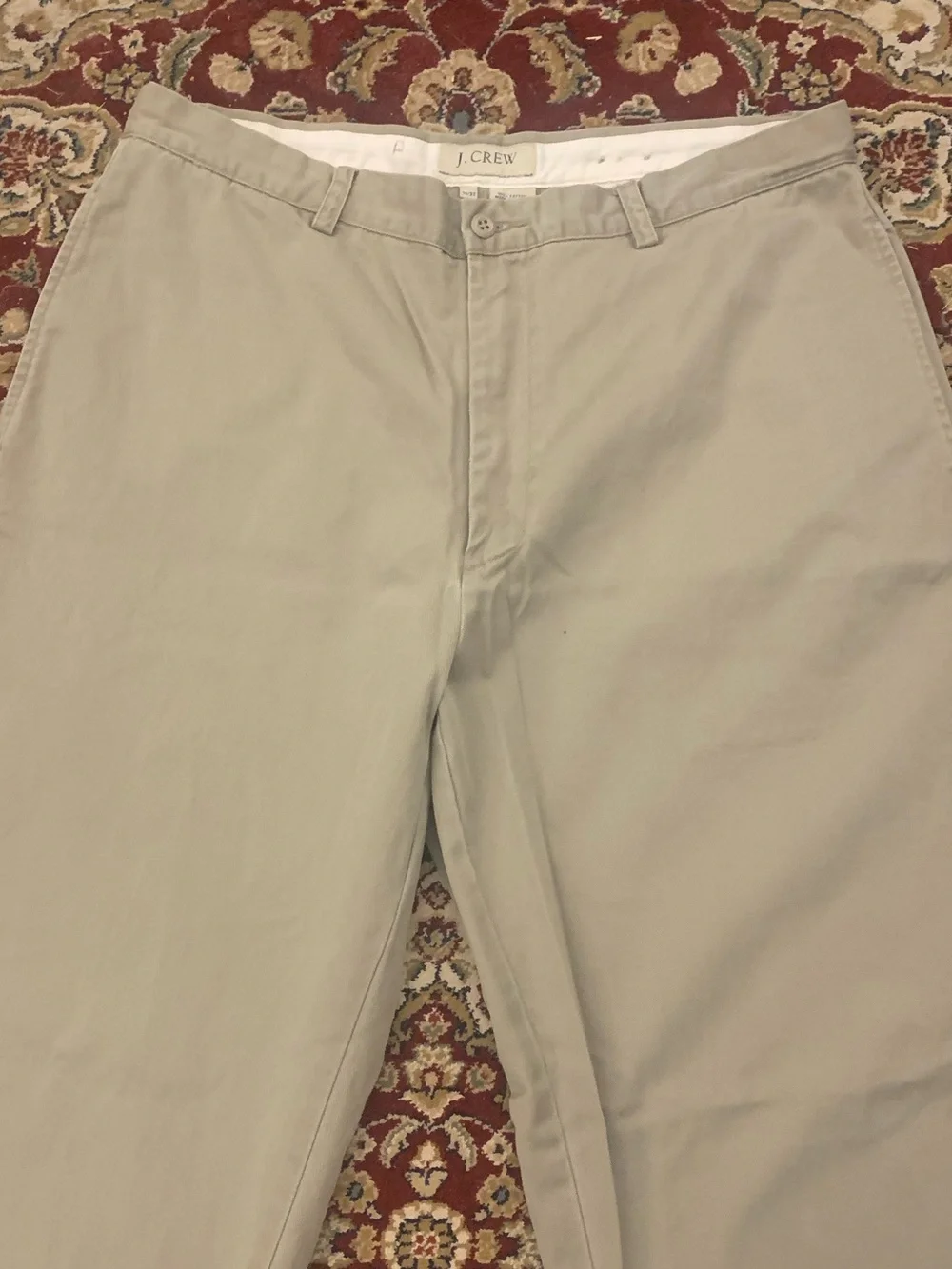 J CREW 100% Cotton Wide Khakis